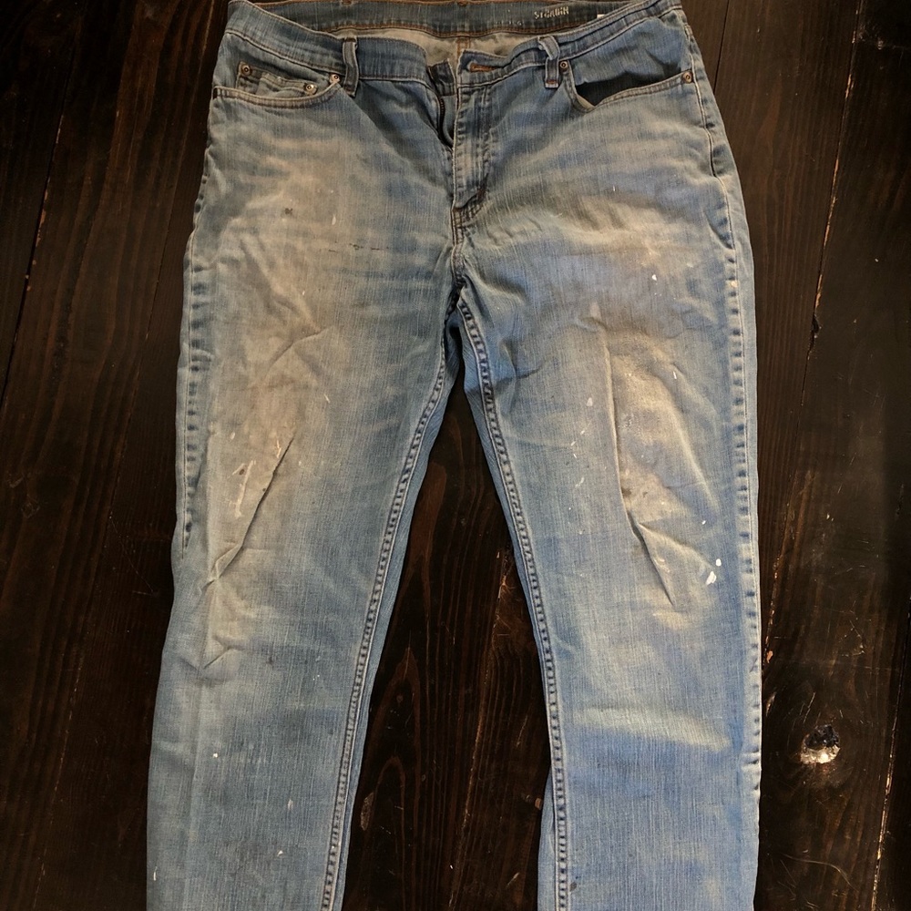 Men’s paint spattered jeans George size 36x34